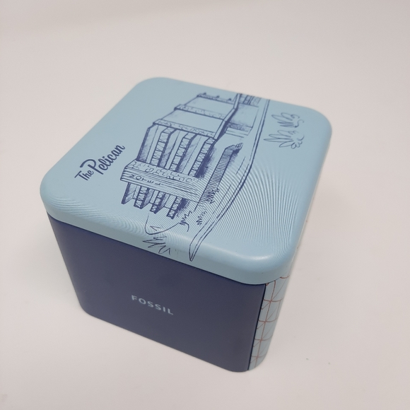 Women Fossil Riley Crystallized Glitz Watch ES3893 - Picture 7 of 8